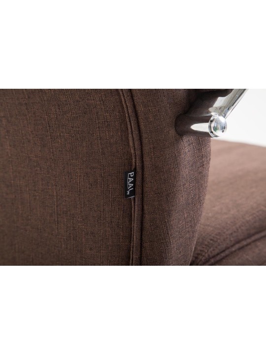 Silla de oficina tela Vaud, marrón