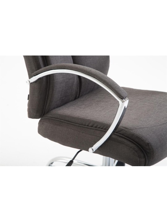 Silla de oficina tela Vaud, gris oscuro