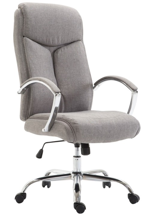 Silla de oficina tela Vaud, gris