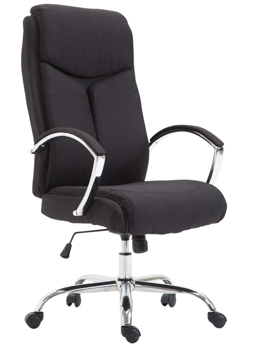 Silla de oficina tela Vaud, negro