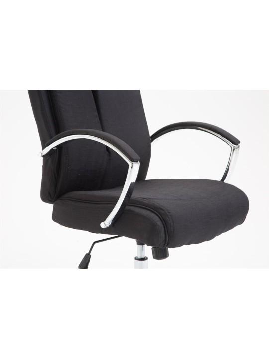 Silla de oficina tela Vaud, negro