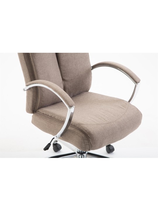Silla de oficina tela Vaud, taupe