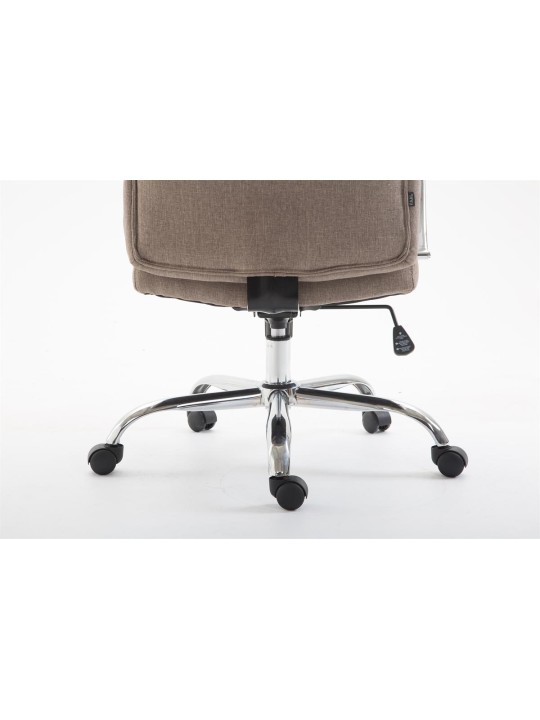Silla de oficina tela Vaud, taupe