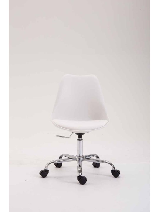 Silla de oficina Toulouse plástico, blanco