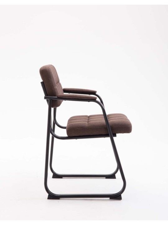 Silla de visita Canadá B tela, marrón