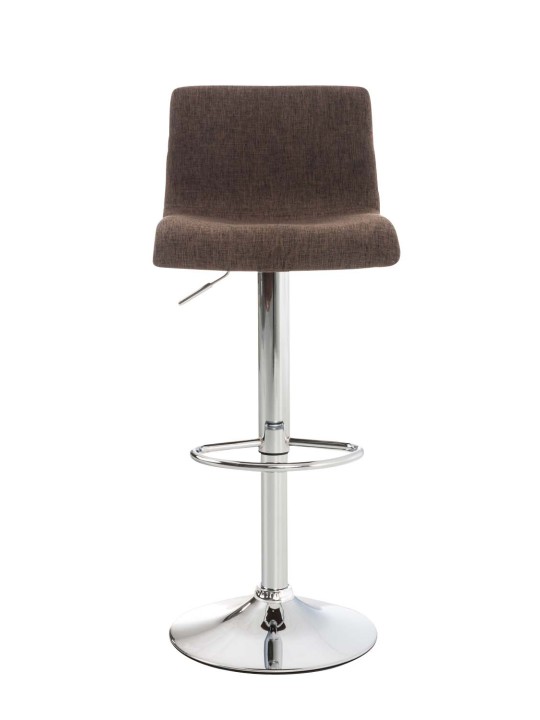Taburete de bar Hoover tela C, marrón