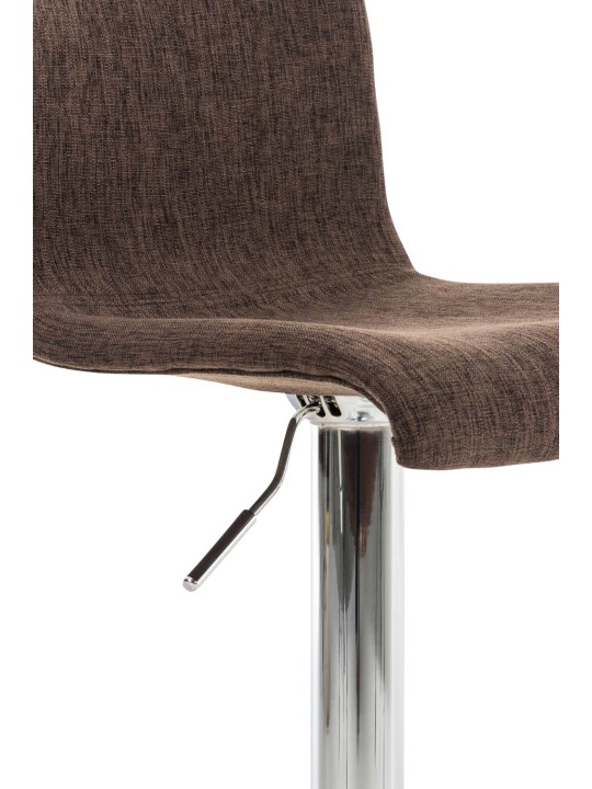 Taburete de bar Hoover tela C, marrón