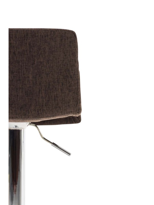 Taburete de bar Hoover tela C, marrón