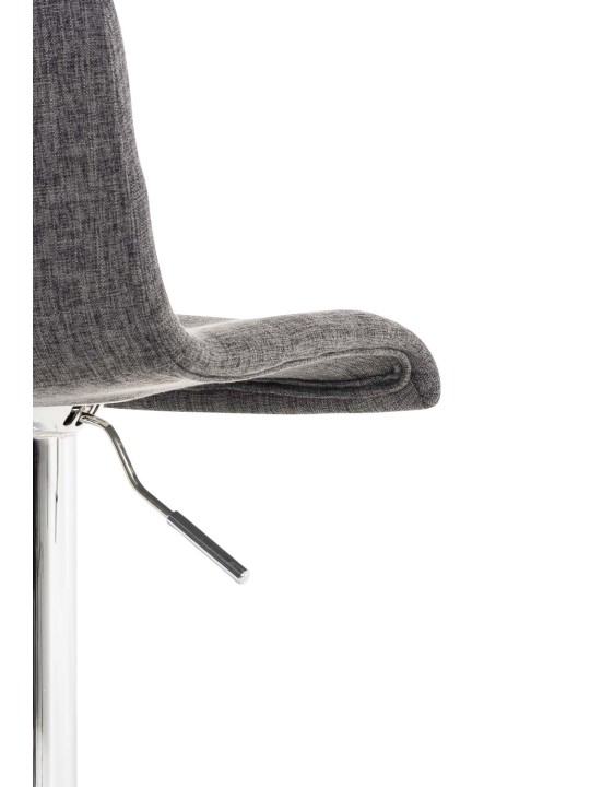 Taburete de bar Hoover tela C, gris claro