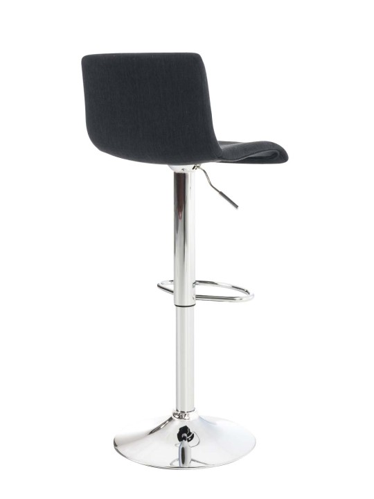 Taburete de bar Hoover tela C, negro
