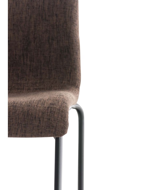 Taburete de bar Tela Hoover Estructura de 4 pies, marrón Taburete de bar Tela Hoover Estructura de 4 pies, marrón