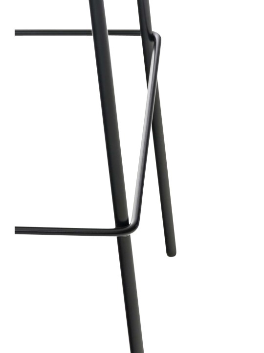 Taburete de bar Tela Hoover Estructura de 4 pies, gris claro Taburete de bar Tela Hoover Estructura de 4 pies, gris claro