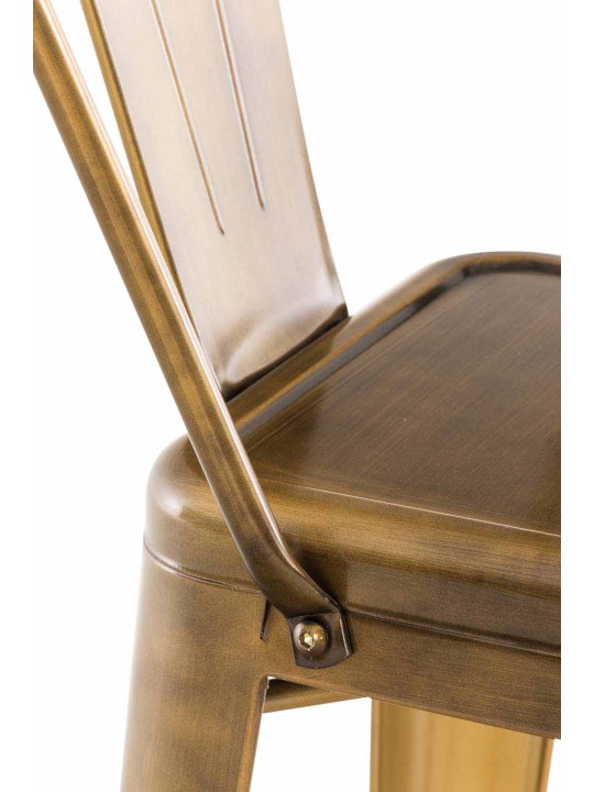 Taburete de bar Aiden, oro