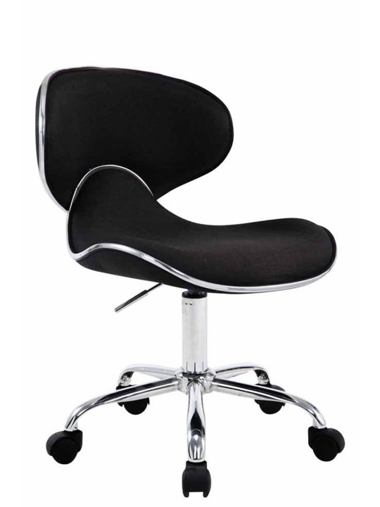 Taburete de trabajo Las Vegas V2 tela, negro Taburete de trabajo Las Vegas V2 tela, negro