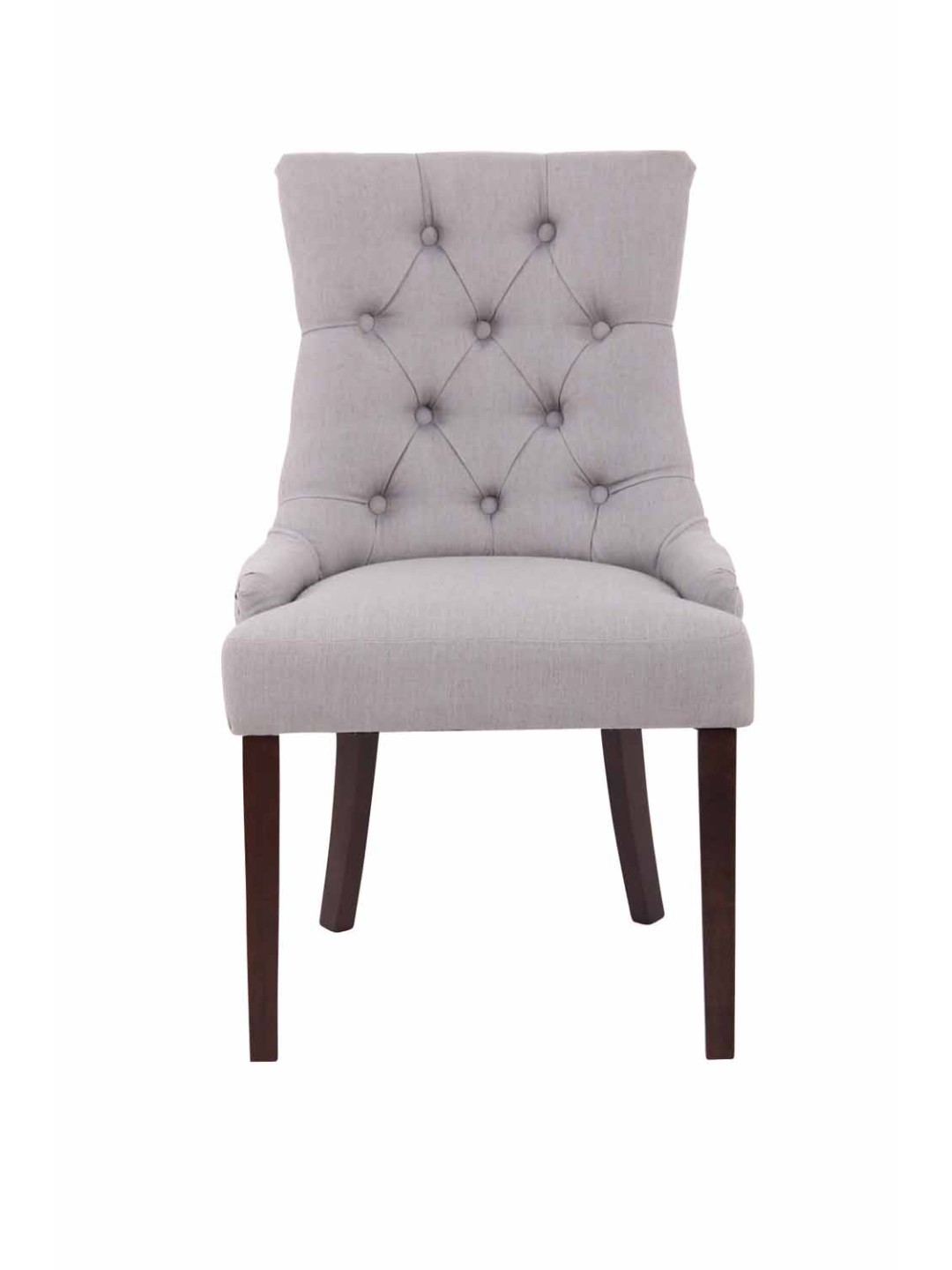 Silla de comedor Aberdeen tela antigua, gris