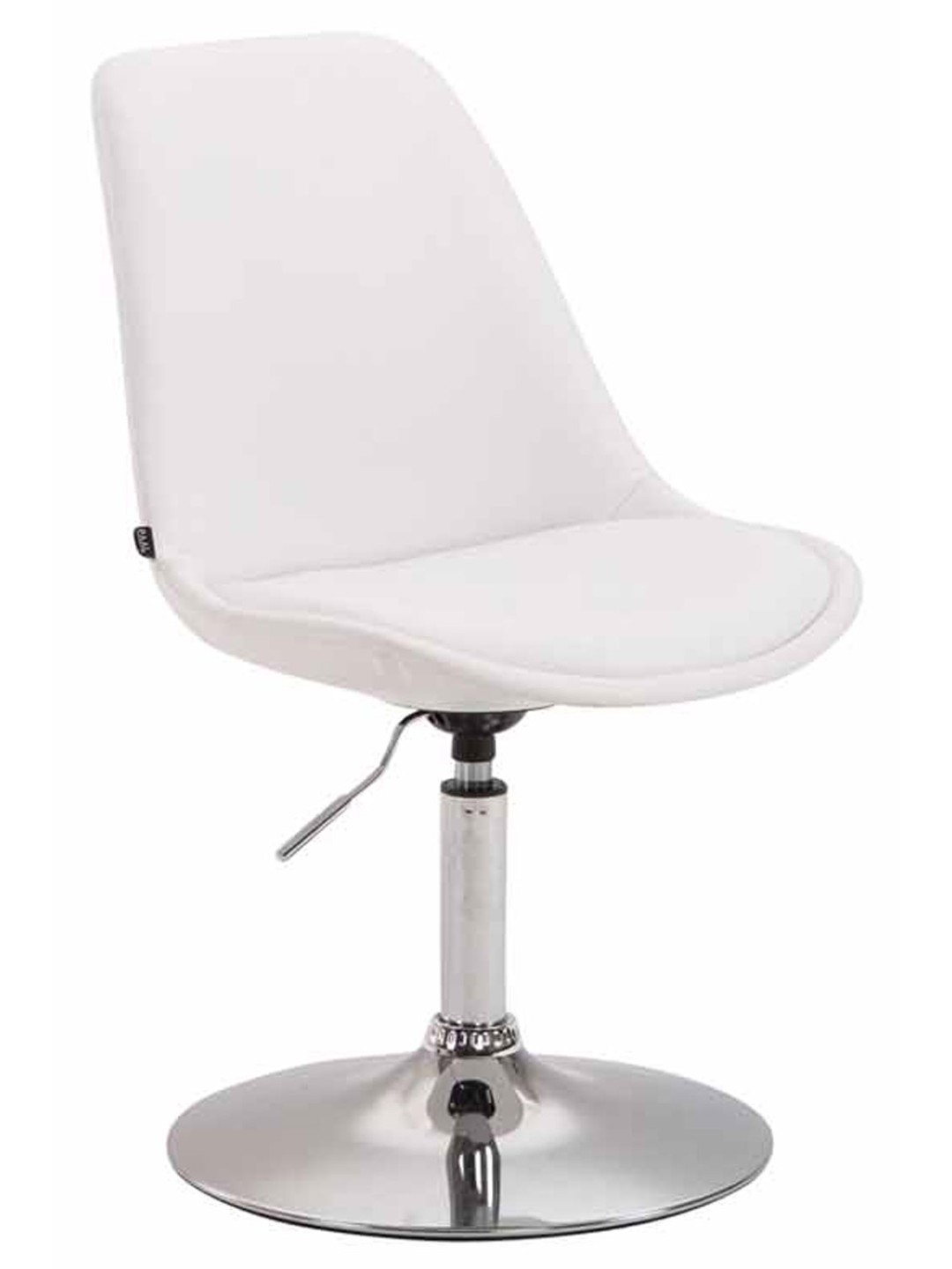 Silla Maverick C símil piel, blanco