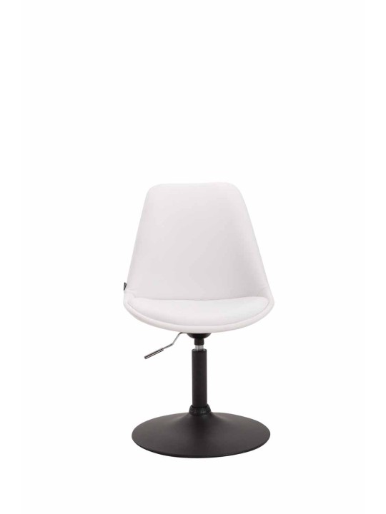 Silla Maverick B símil piel, blanco