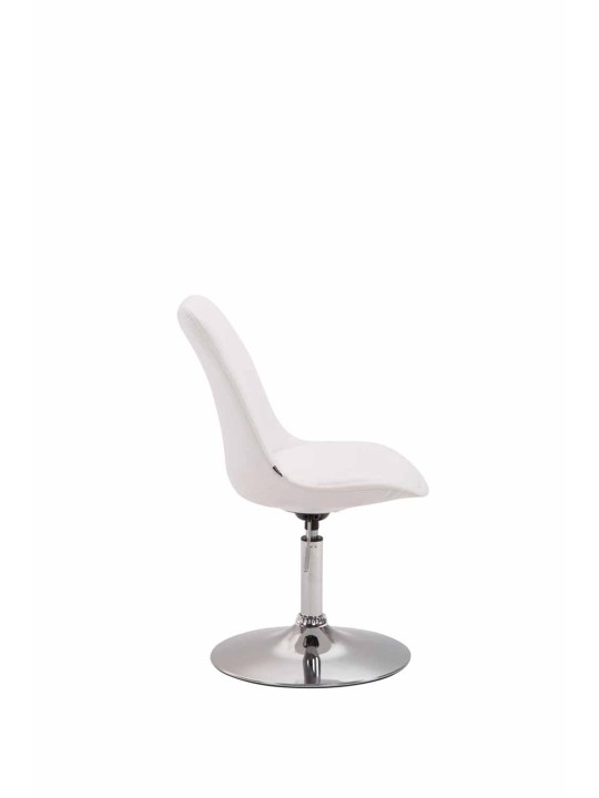 Silla Maverick C símil piel, blanco