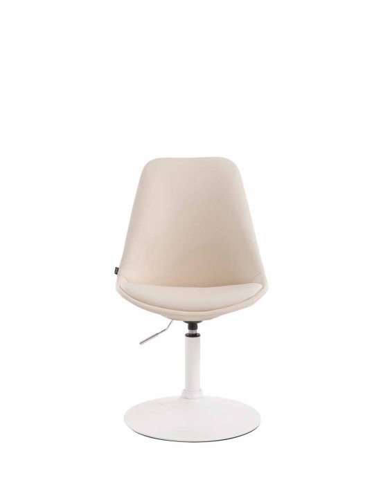 Silla Maverick W ecopiel, crema