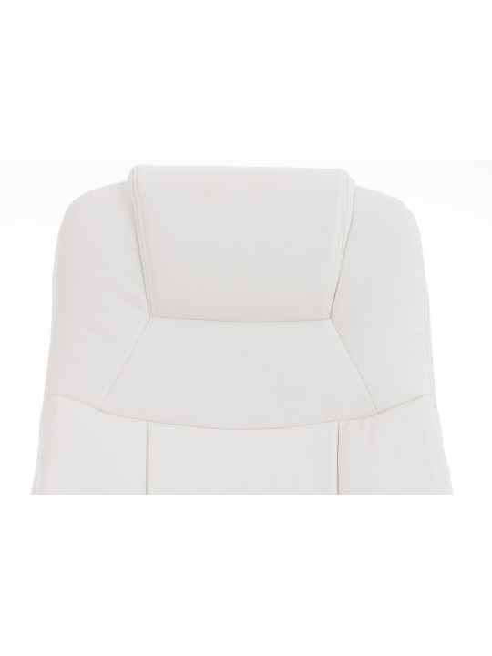 Silla de oficina BIG Apollo piel sintética V2, blanco