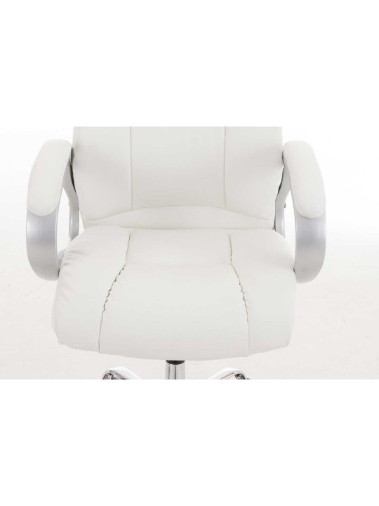 Silla de oficina BIG Apollo piel sintética V2, blanco