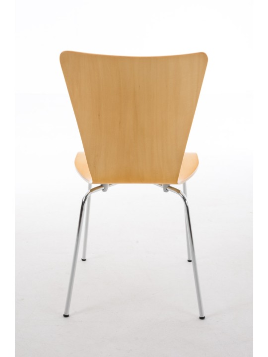 Juego de 2 sillas de visita Aaron, natural