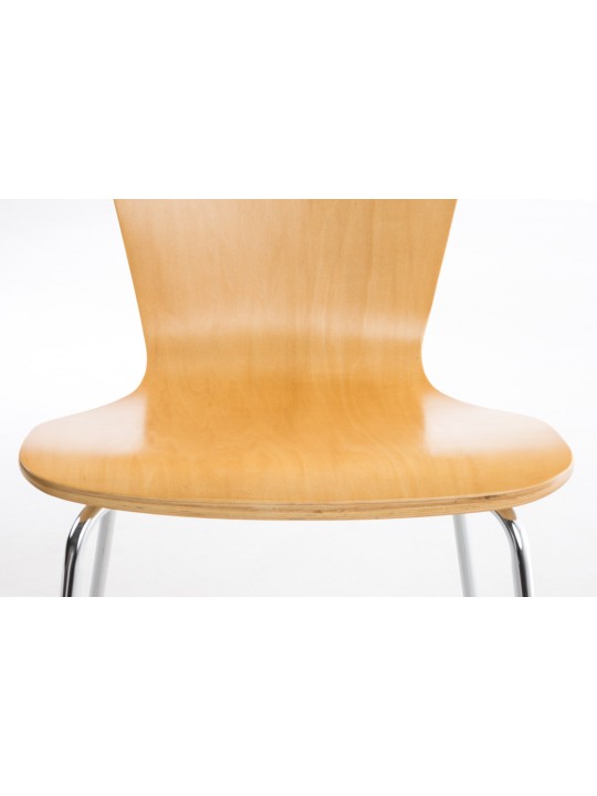 Juego de 2 sillas de visita Aaron, natural