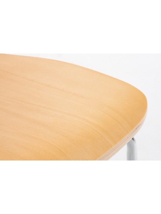 Juego de 4 sillas de visita Aaron, natural Juego de 4 sillas de visita Aaron, natural