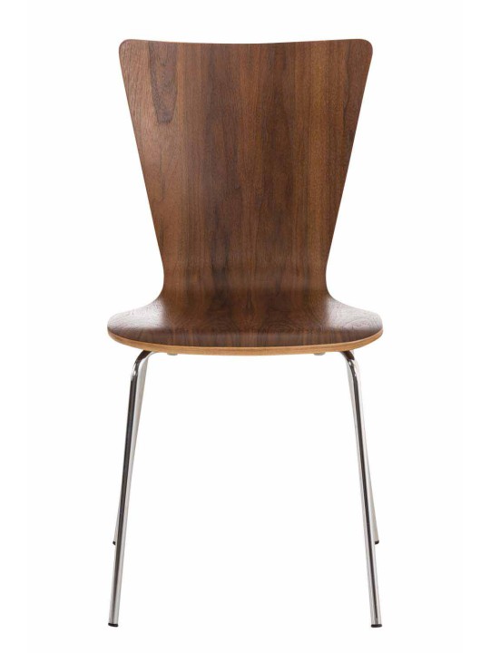 Juego de 4 sillas de visita Aaron, nogal Juego de 4 sillas de visita Aaron, nogal