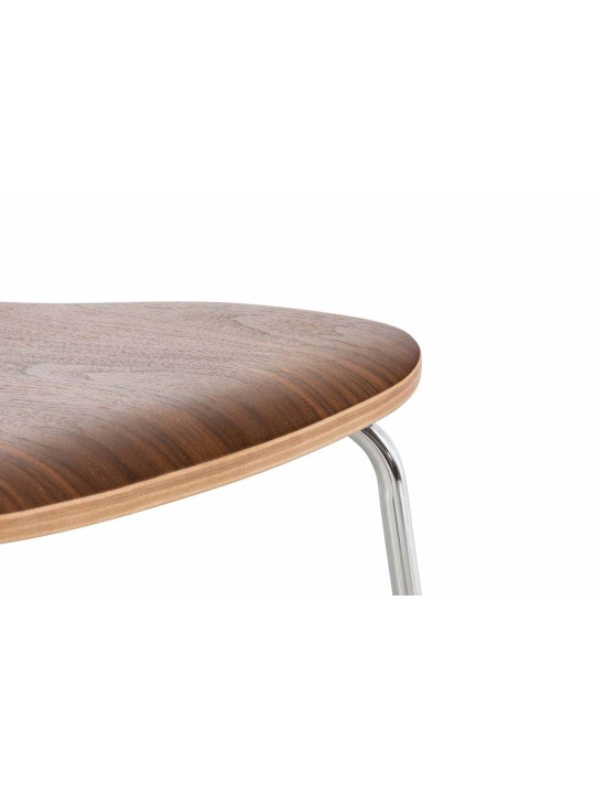 Juego de 4 sillas de visita Aaron, nogal Juego de 4 sillas de visita Aaron, nogal