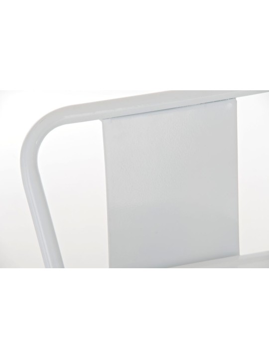 Juego de 2 taburetes de bar Mason, blanco Juego de 2 taburetes de bar Mason, blanco