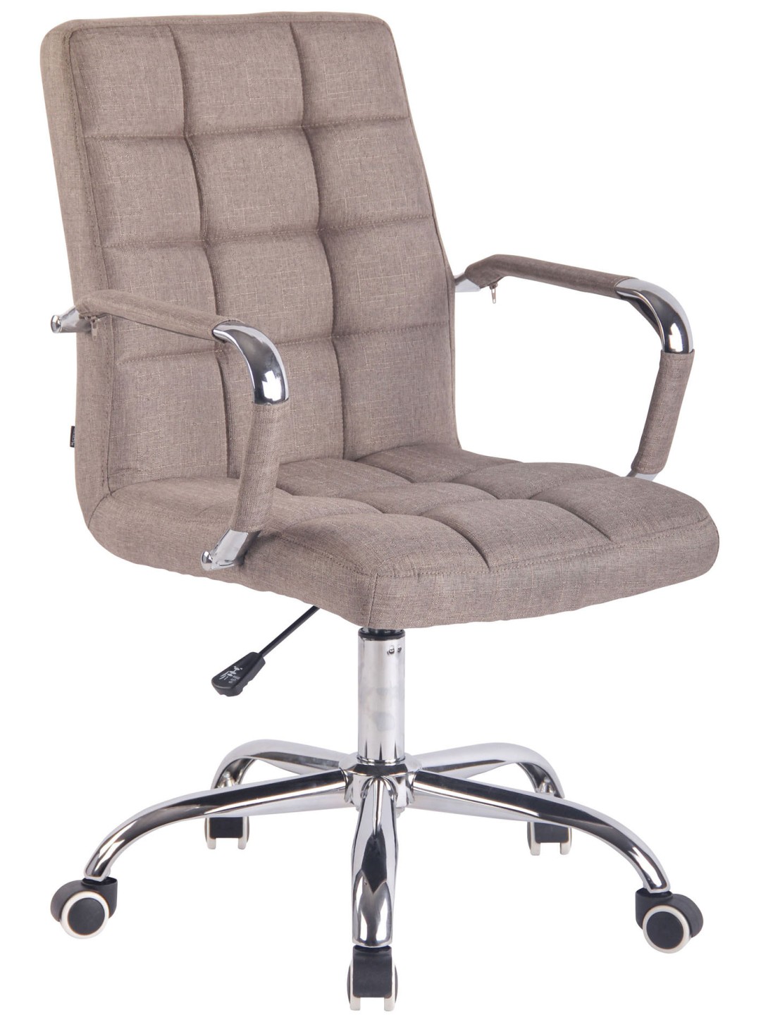 Silla de oficina Deli tela, taupe