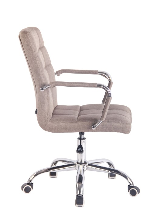 Silla de oficina Deli tela, taupe