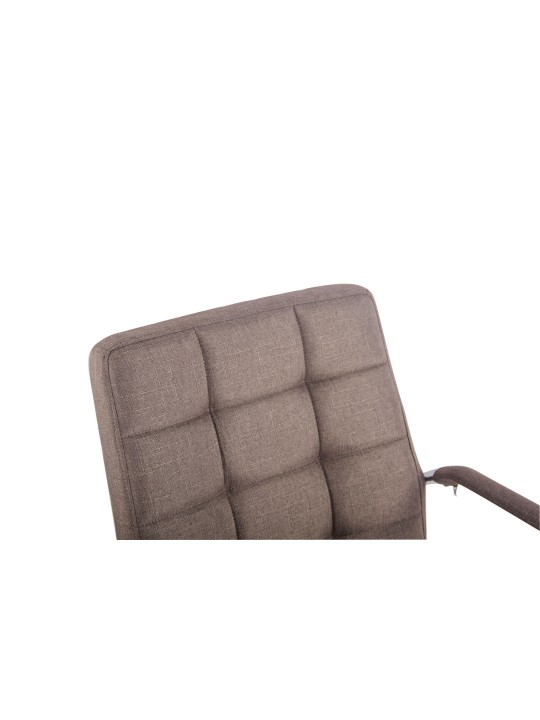 Silla de oficina Deli tela, taupe
