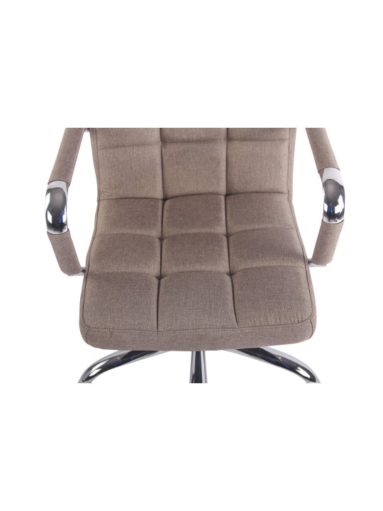 Silla de oficina Deli tela, taupe