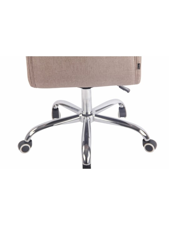 Silla de oficina Deli tela, taupe