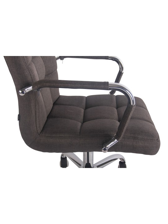 Silla de oficina Deli tela, gris oscuro Silla de oficina Deli tela, gris oscuro