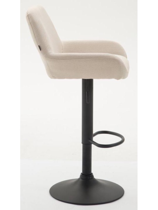 Juego de 2 taburetes de bar tela Braga, crema Juego de 2 taburetes de bar tela Braga, crema