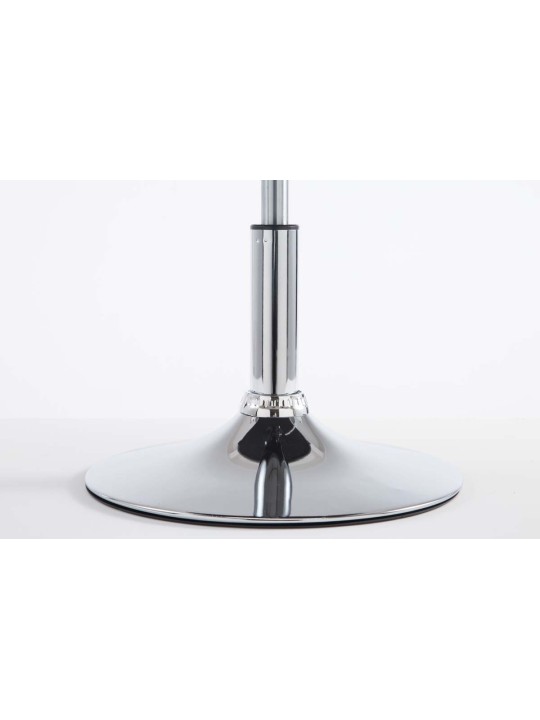 Juego de 2 taburetes de bar Palma V2 piel sintética, blanco Juego de 2 taburetes de bar Palma V2 piel sintética, blanco