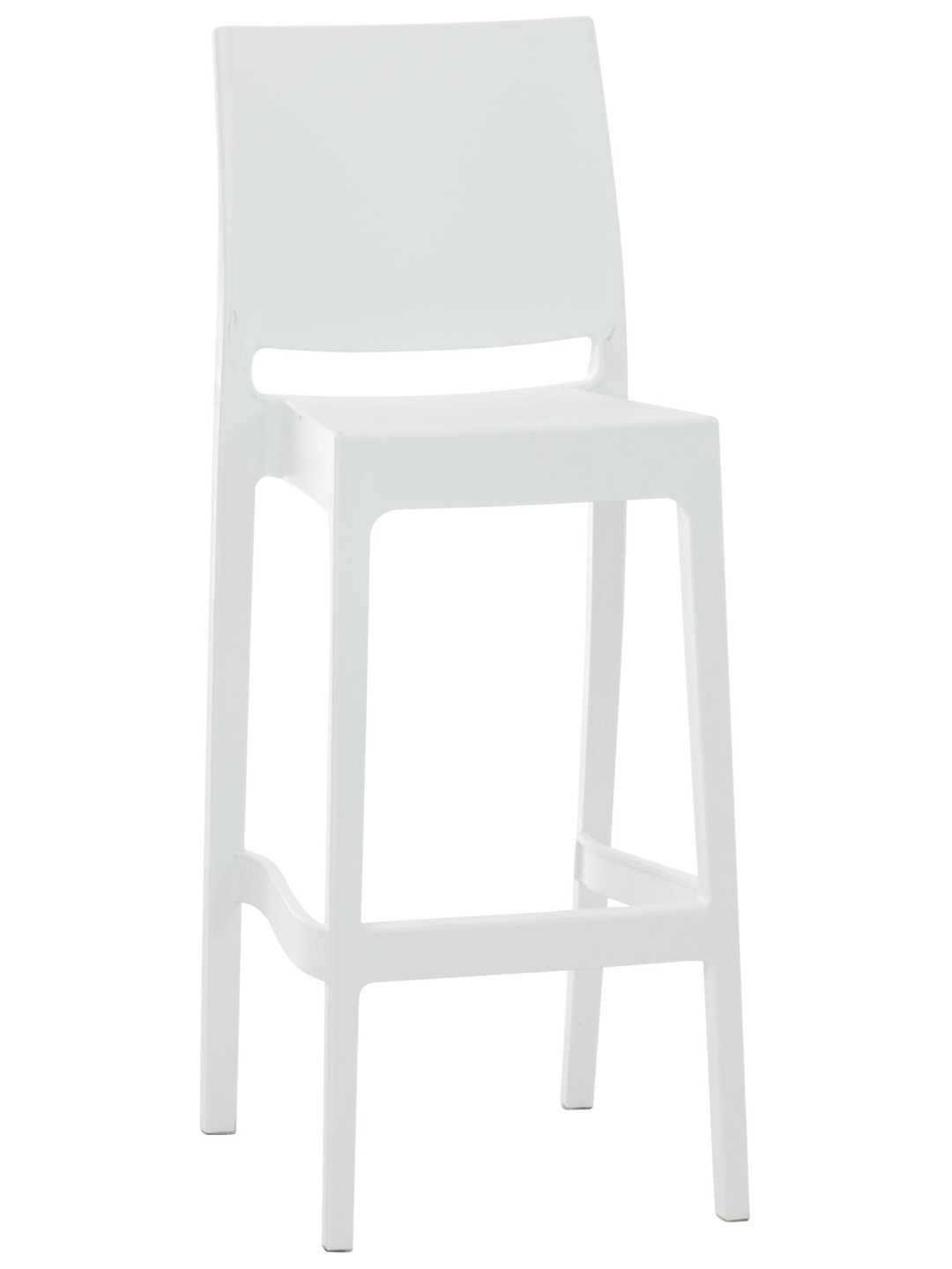 Taburete de bar Maya, blanco