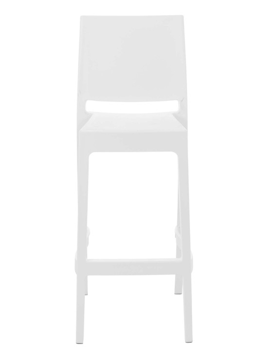 Taburete de bar Maya, blanco