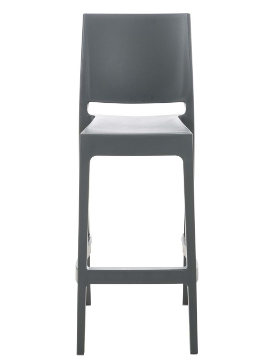 Taburete de bar Maya, gris oscuro