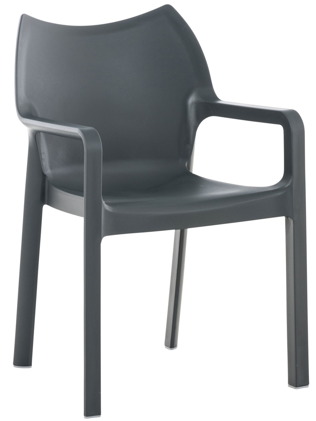 Silla Diva, gris oscuro
