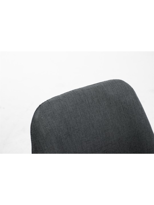 Silla de visita tela Toulouse Natura redonda, gris oscuro Silla de visita tela Toulouse Natura redonda, gris oscuro