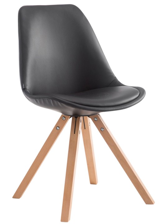 Silla de visita Laval Natura Square, negro Silla de visita Laval Natura Square, negro