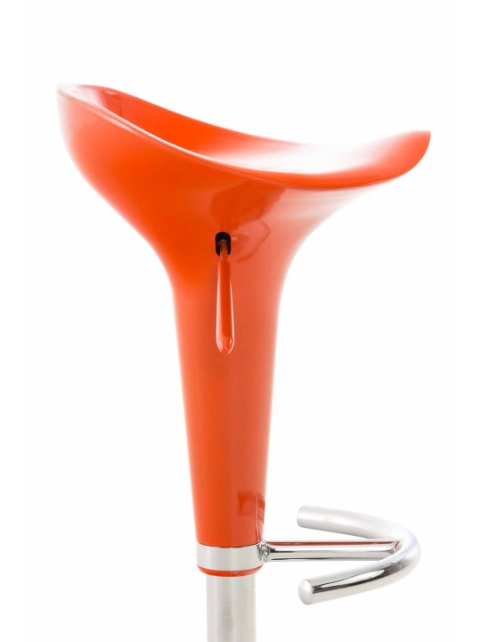 Juego de 2 taburetes de bar Saddle, naranja Juego de 2 taburetes de bar Saddle, naranja