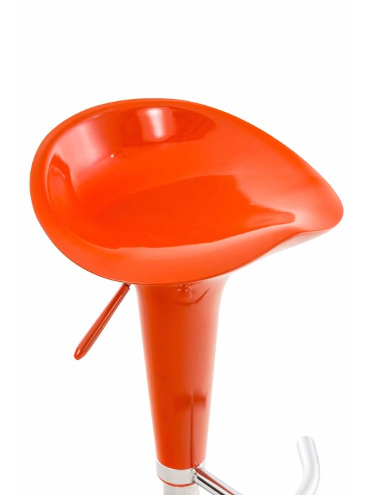 Juego de 2 taburetes de bar Saddle, naranja Juego de 2 taburetes de bar Saddle, naranja
