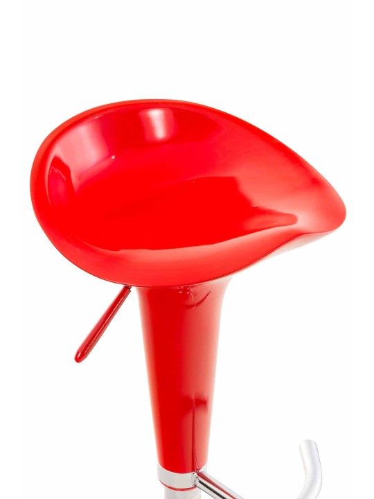 Juego de 2 taburetes de bar Saddle, rojo Juego de 2 taburetes de bar Saddle, rojo