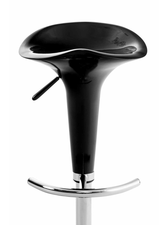 Juego de 2 taburetes de bar Saddle, negro Juego de 2 taburetes de bar Saddle, negro