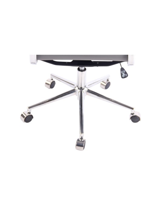 Silla de oficina Batley piel sintética, gris